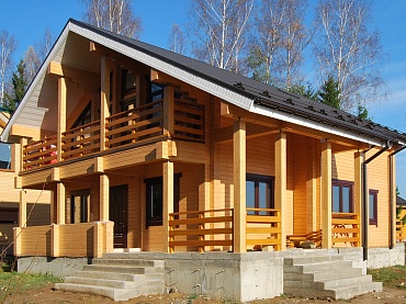 Изображение "Тишково парк" дом из бруса 252м2. Построен - 2011г.